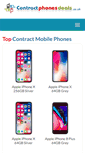 Mobile Screenshot of contractphonesdeals.co.uk